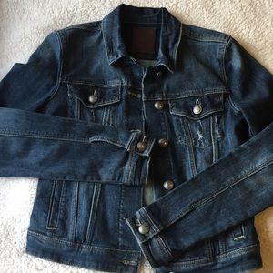 Articles of Society distressed denim jean jacket S